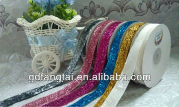 striped grenadine glitter ribbon