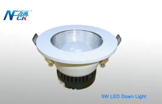 5watt 300lm / 400lm Aluminum Recessed Led Down Light , 50hz / 60hz Led