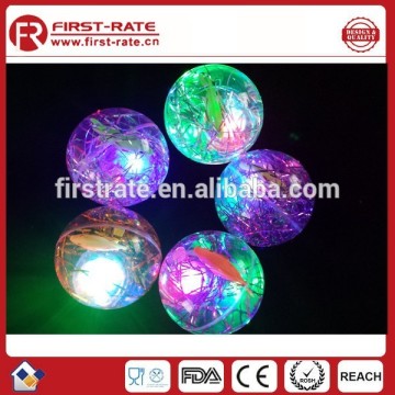55mm bouncy ball with flashing light
