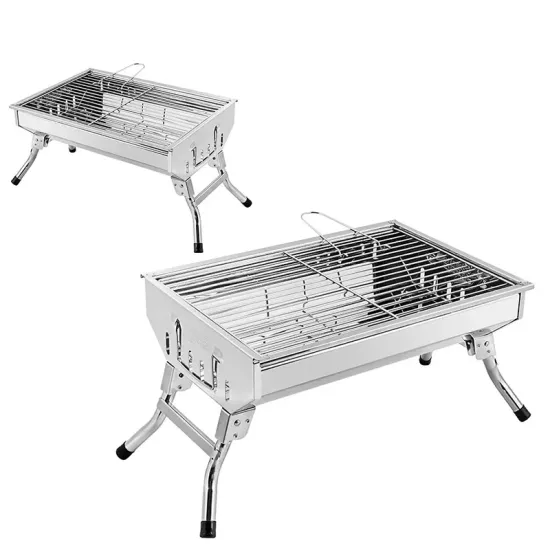 Wholesale Outdoor Commercial Foldable Portable Barbecue Grills - Stainless Steel Charcoal BBQ Grills