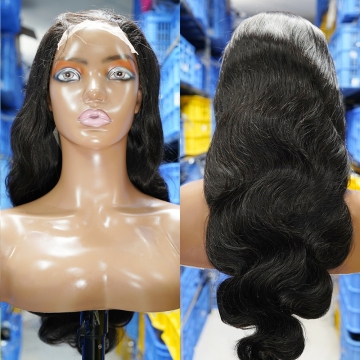 جاهز للشحن: Glueless 5x5 HD Lace Closure شعر مستعار - شعر بشري مسبق