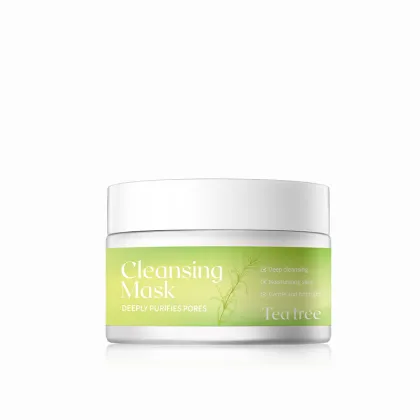 Natural Organic Brighten Cleansing Oil & Acne Removing Mud Mask