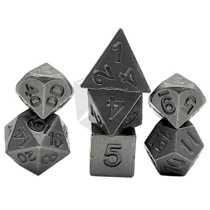 Wholesale D&D Metal Dice Sets: Custom Polyhedral Dice for Tabletop Games