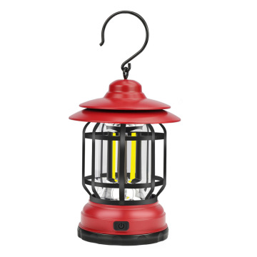 Retro Horse Lamp: Portable COB Camping Lantern for Emergency Outdoor Use