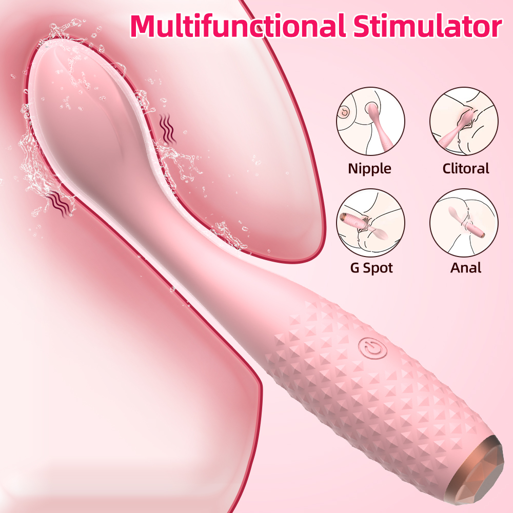 Silicone Vibrating Wand with Multiple Frequencies