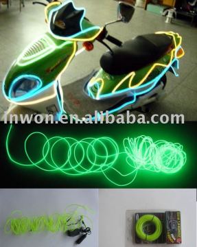 EL Cable with flashing