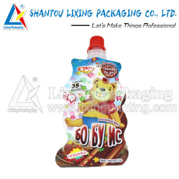 LIXING PACKAGING healthy spout pouch, healthy spout bag, healthy pouch with spout, healthy bag with spout