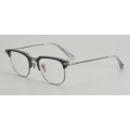 Titanium Optical Designer Browline Gold Framed Glasses