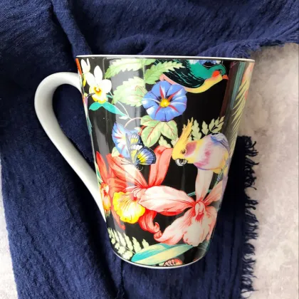 Painted home ceramic tableware