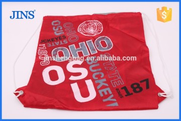 2015 cheap promotion polyester waterproof drawstring bag