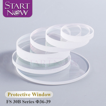 Laser Protective Lens 37x7mm D35-38 Quartz Protection Window for Laser Equipment - 38.1*1.6 Plus 6KW Optical Fiber Lens