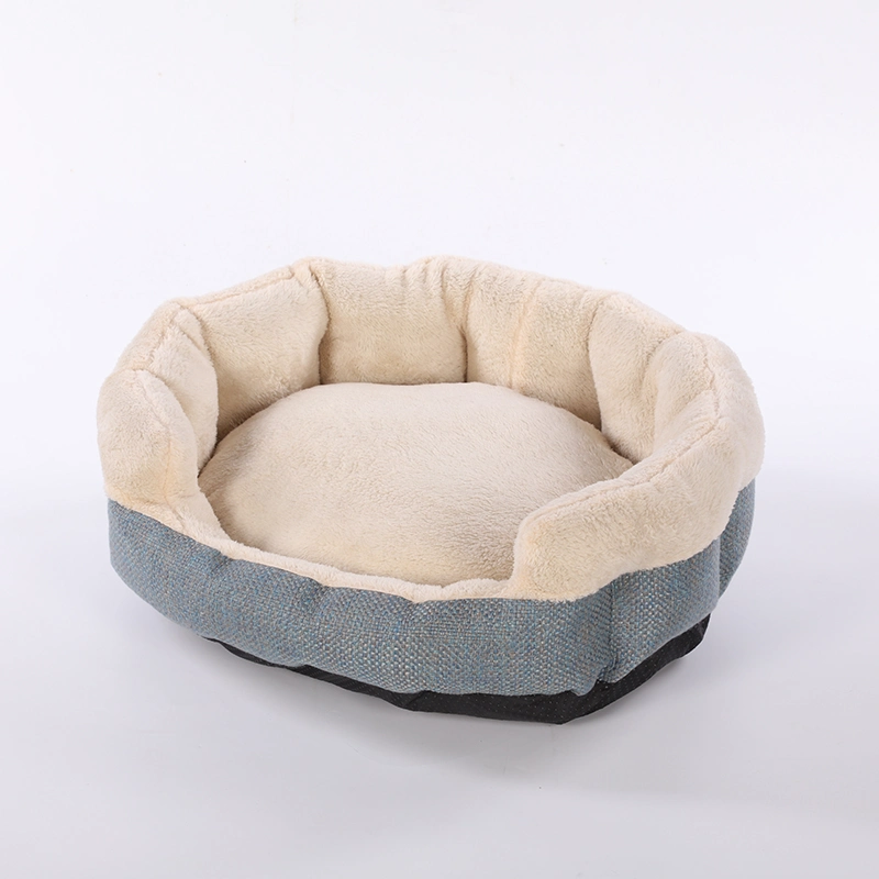 Jacquard Fabric Removed Soft Snuggle Dog&Cat Pet Bed