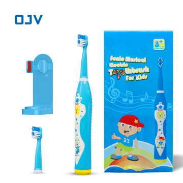 Popular Birthday Gift: Rechargeable Smart Sonic Kids Electric Toothbrush with Music