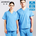 ANNO Elasticity Cotton Spandex Body Nurse Uniform For Women Men Scrubs Suit Dental Hospital Set Work Wear Nursing Clothing