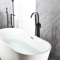 Waterfall Freestanding Tub Filler Faucet Matte Black