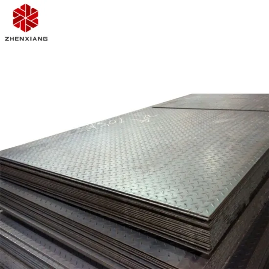 A36 SS400 Checkered Tear Drop Steel plate