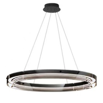 Hot Selling Gold Circle LED Chandelier for Home & Hotel Decoration