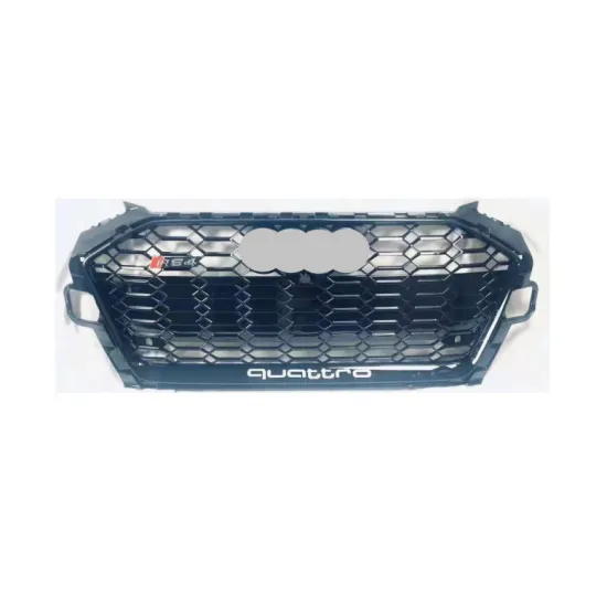 RS4 Style Hood Grille for Audi A4 Sline B10 - 2020-2022 Front Bumper Grille Upgrade