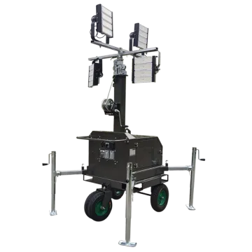 7m mobile light tower for rescue operation