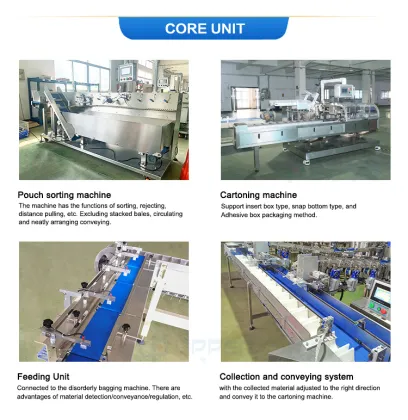 Auto Robot Carton Case Packing Machine for Biscuits and Confectionery Industries