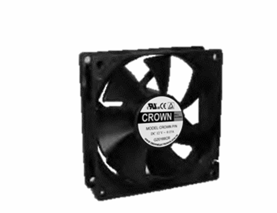 Crown 12V ADG08025 DC Axial Cooling Fan