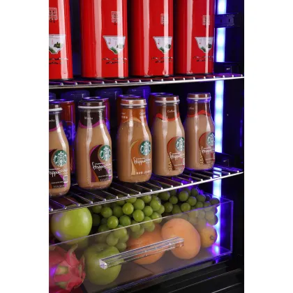 Beverage Cooler with Large Capacity and Dual Zone Refrigerator