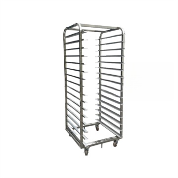 16 Layer Sheet Pan Bakery Trays Trolley for Commercial Use with Wheels