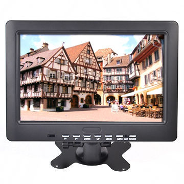 Widescreen 9.2-inch Bus LCD Monitor VGA/AV input 800*480 Resolution