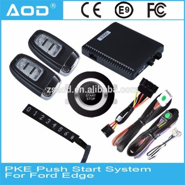 Product promotional car alarm system with remote engine start for Ford Edge