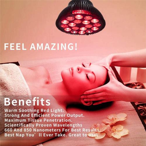 Red Light Therapy Lamp 54W Red Light Bulb