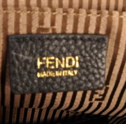 Designer, Black Replica Handbags Fendi Ladies Stylish Handbags With 32 * 26 * 14cm