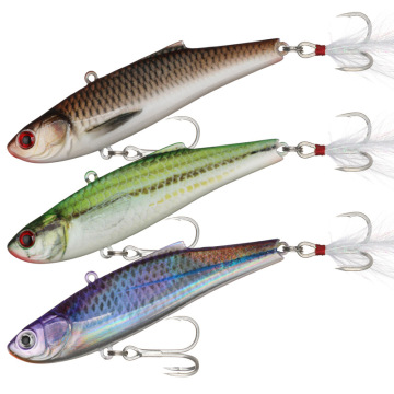 High Quality VIB Lure 9cm/20g Sinking Bionic 3D Eyes Fishing Lures for Freshwater