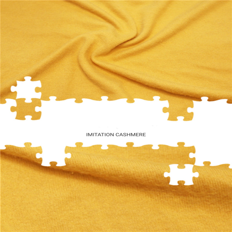 Skin-friendly Dyed Imitation Cashmere Knitted Baby Fabrics