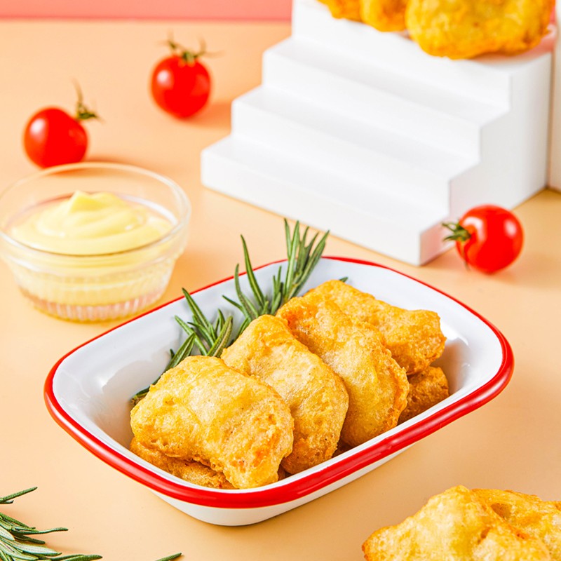 Frozen semi-finished fried chicken chunks