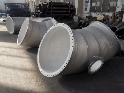 Ceramic Lining Pipe and Elbow.