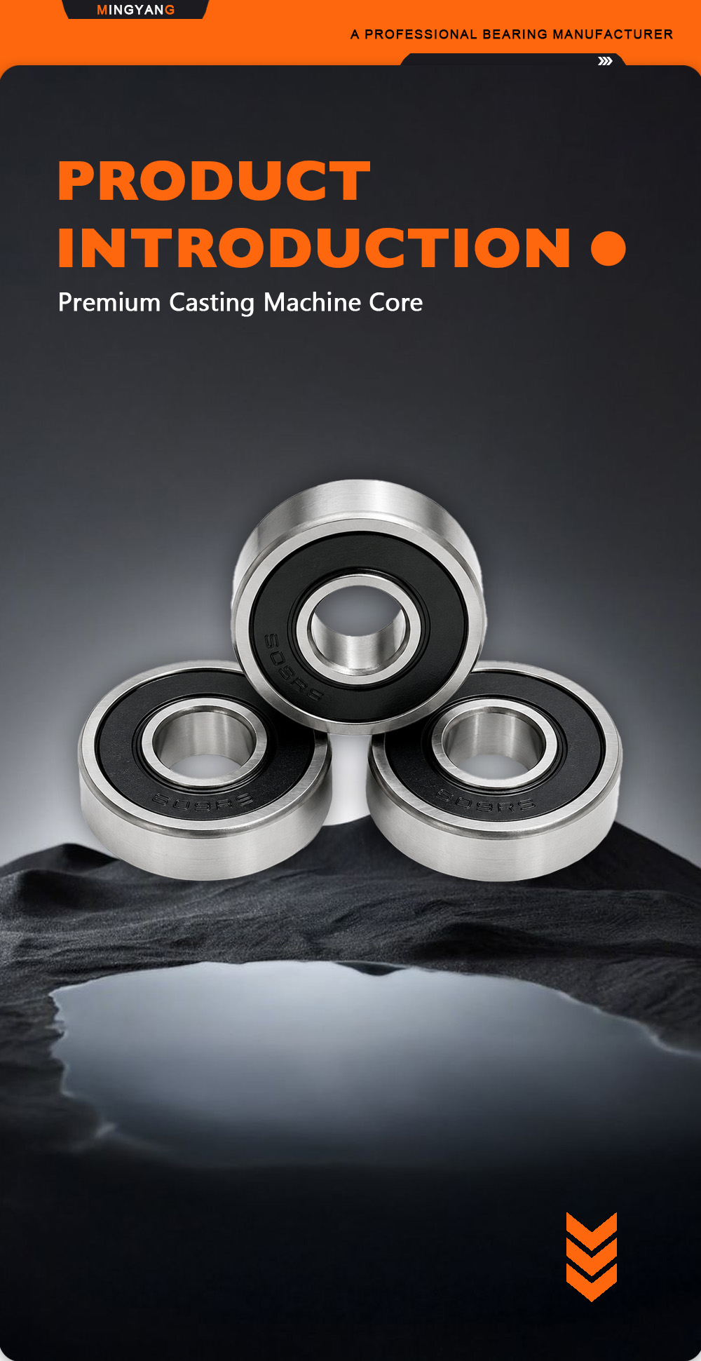 609 2RS Dustproof Deep Groove Bearing x