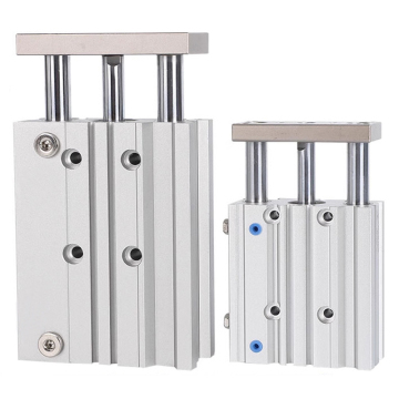 Pneumatic Accessories: Three Axis Three Rod Cylinder with Guide Rod Block - Large Thrust