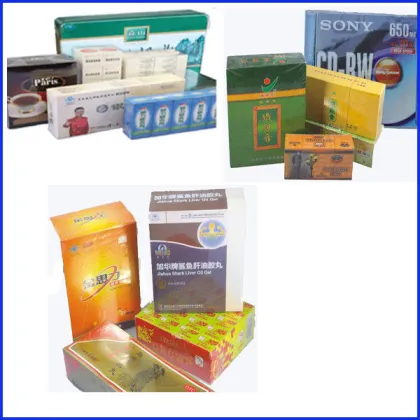 Heat Sealing Automatic Packaging Machine , Food Pack Machine For Perfume Box