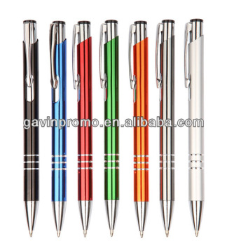 Aluminium ball pen for America market, hotel metal pen