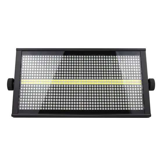 High Brightness 864pcs RGB 3in1 LED & 96pcs White LED 8+8 Segment Strobe Light for Bar Disco KTV