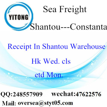 Shantou Port LCL Consolidation to Constanta