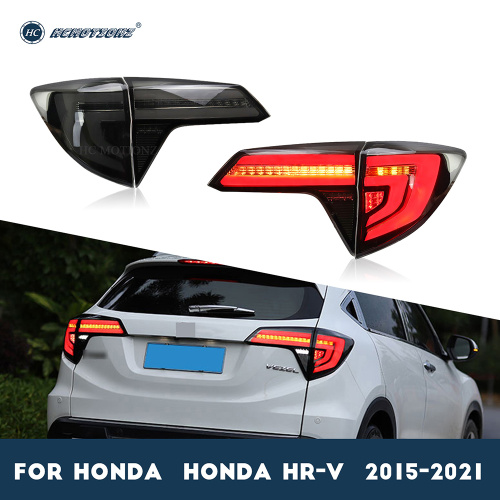 Lampes arrière de la voiture HCMotionz pour Honda HR-V Vezel 2015-2021