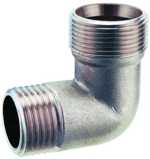 Forged CW617N brass elbow nickle plated brass fitting