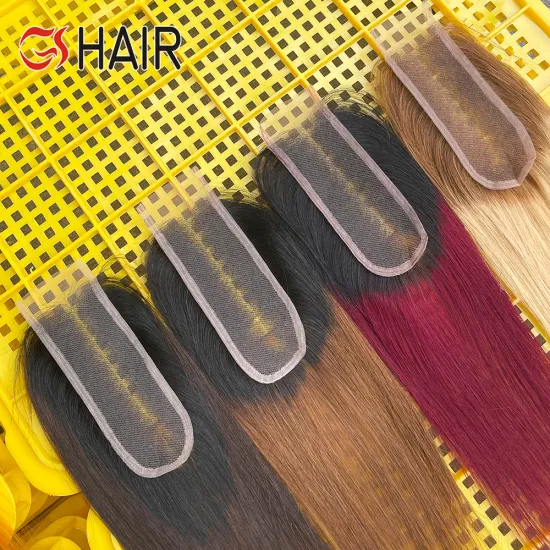 GS Wholesale: Affordable Colored 2x6 Lace Closure & Brazilian Human Hair Straight 2x6 Lace Closure