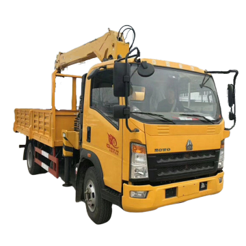 Sinotruk Howo Small Truck Cranes: 2ton to 4ton Hydraulic Truck-Mounted Cranes for 6m to 10m Lifting