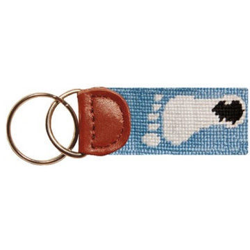 New style handmade needlepoint key fob