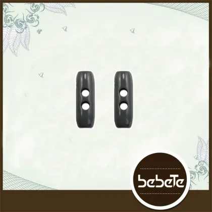 2-holes natural bull horn buttons