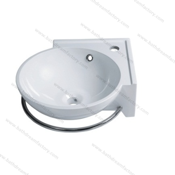 Fitted Washbasin Acrylic &Corner Hand Wash Basin