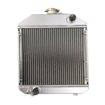 70mm Thick 4 Rows Silver Powder Coated All Aluminum Auto Radiator