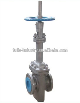 Corrugated pipe flat gate valve